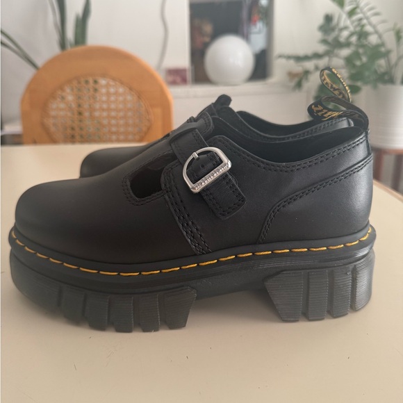 Dr. Doc Martens Audrick T-bar Mary Jane Platform Loafers - Picture 8 of 13